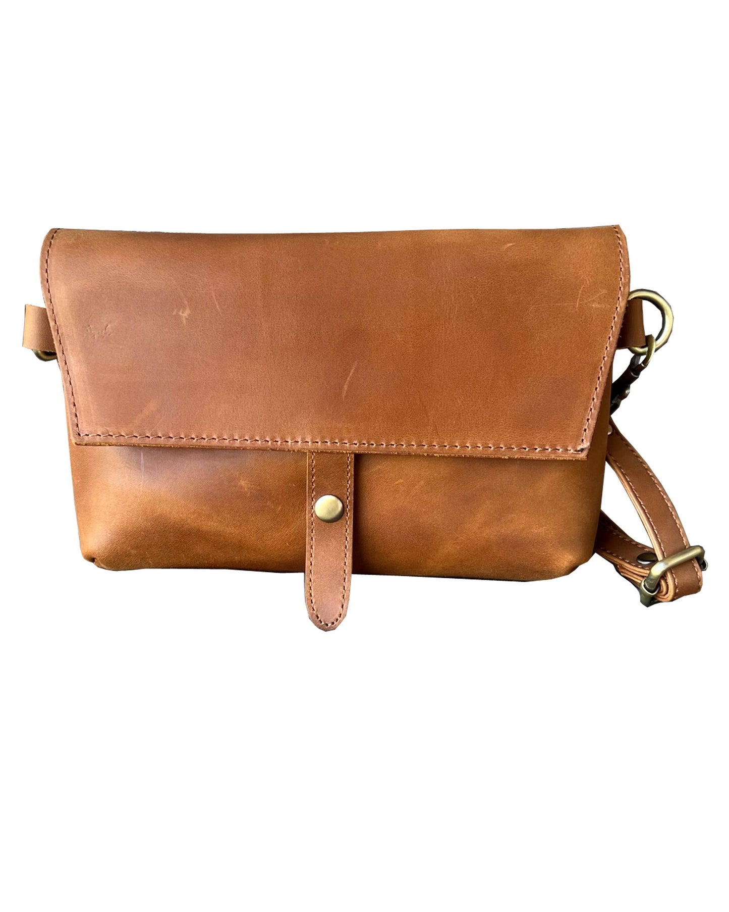 genuine leather crossbody