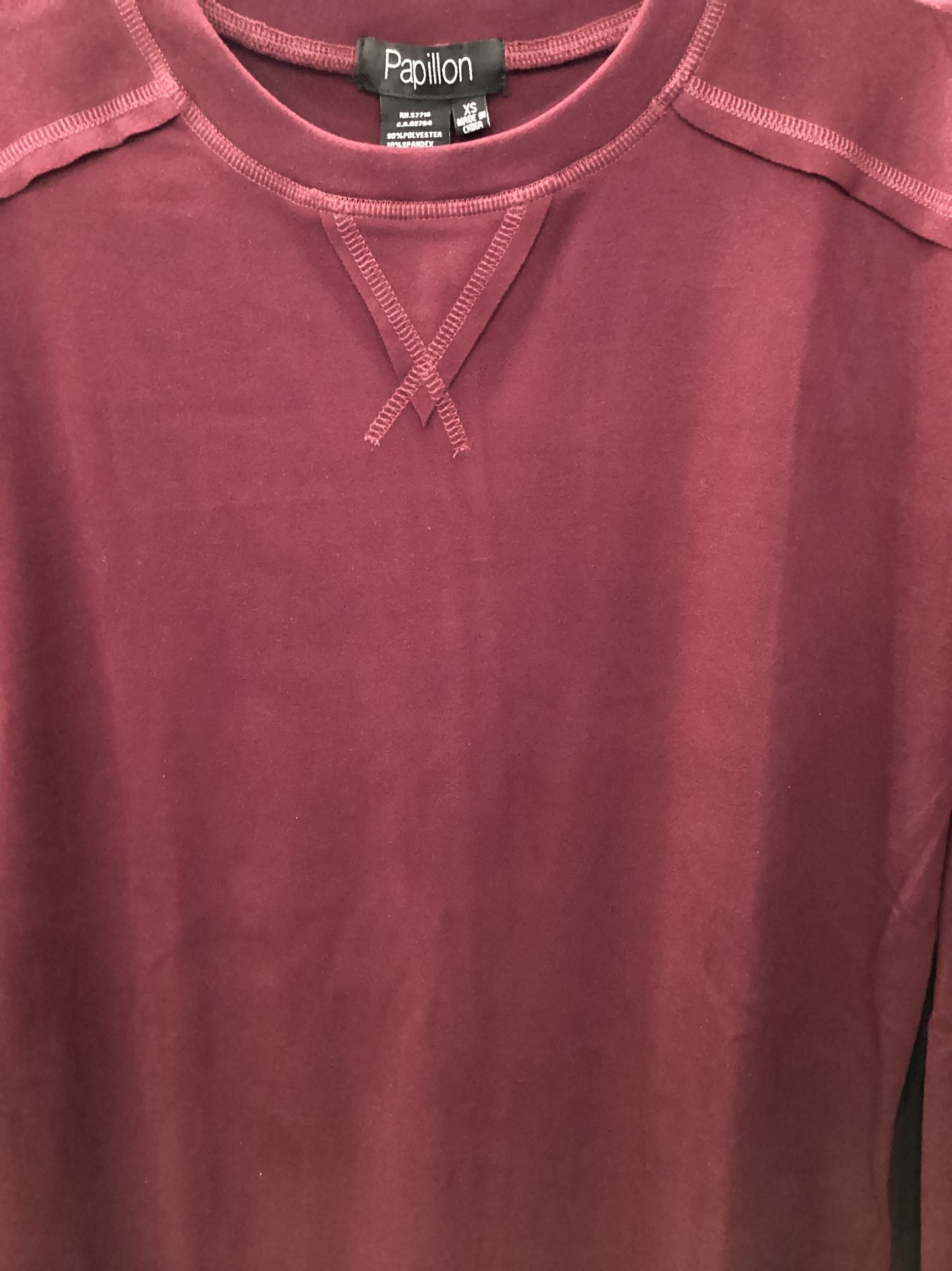 Papillon Plum Sweater Dress with pockets