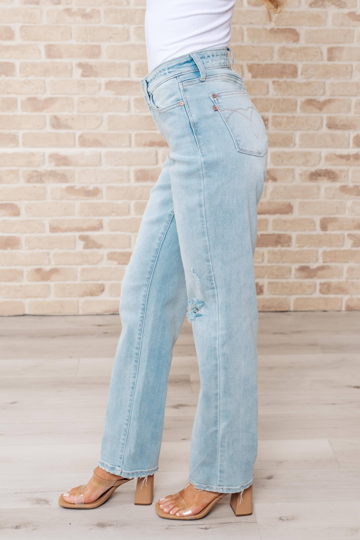 Judy Blue 82600 High Rise 90's Straight Jeans