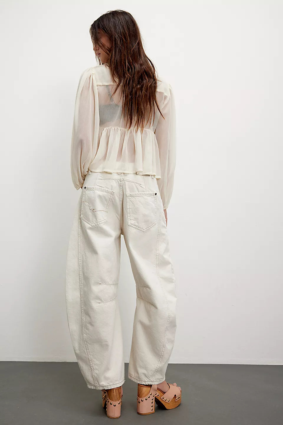 FP barrel Jean milk Color