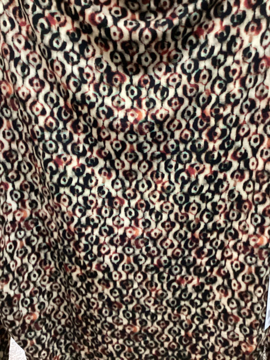 Liverpool plus pleated mock neck long sleeve