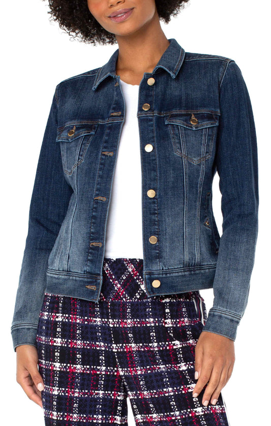 Liverpool Jean jacket admiral blue