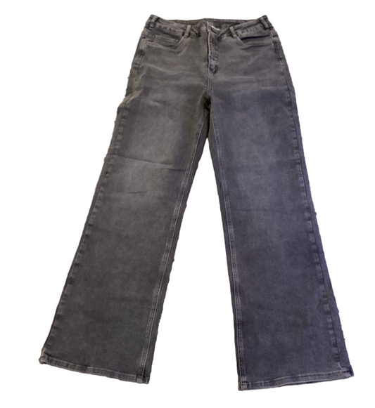 Kaffe Sina HW Flared Jeans grey