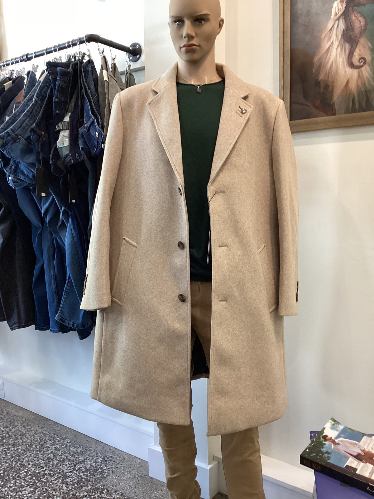 Au Noir Fall/Winter Coat, Oatmeal “Klamath”