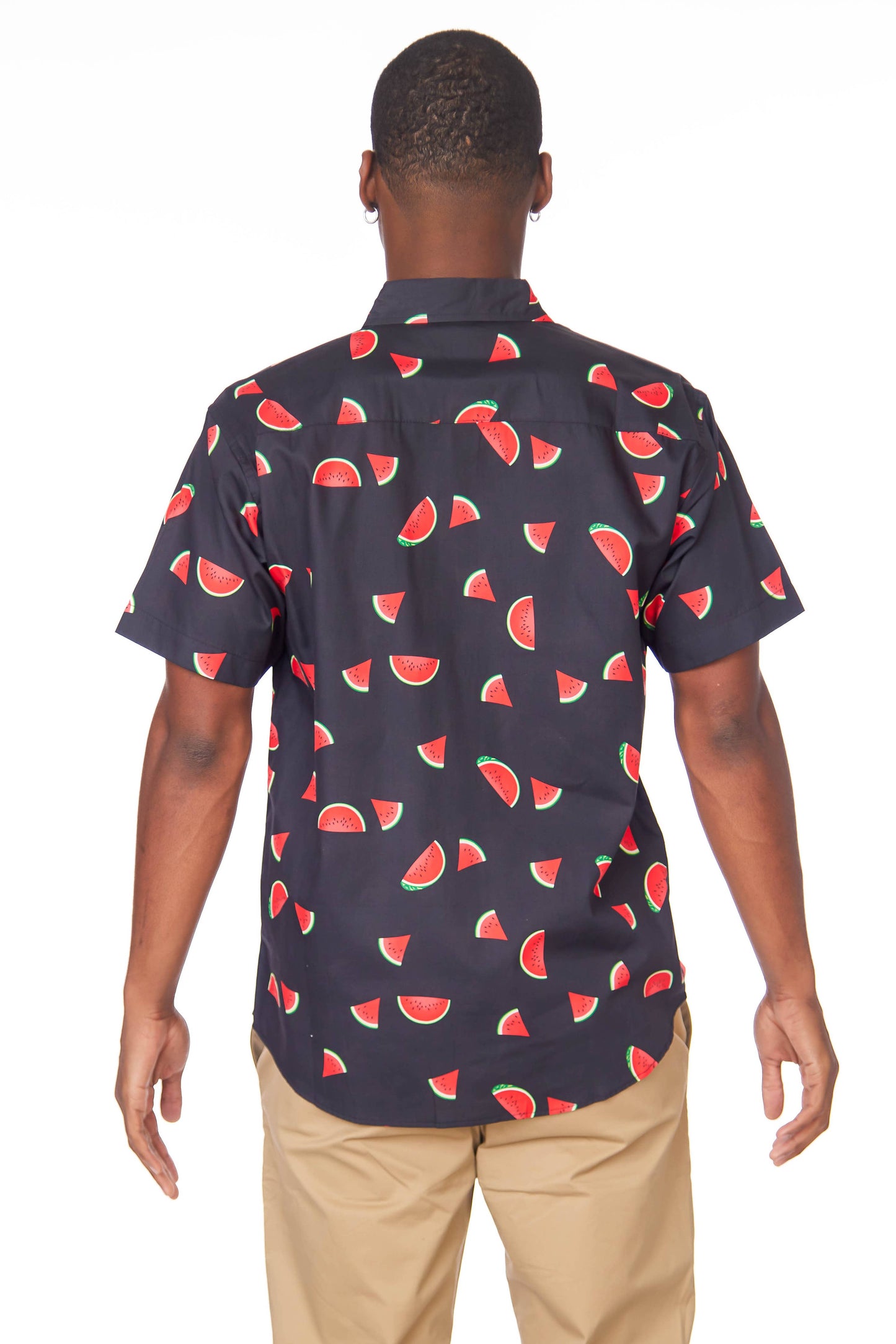 Hawks Bay Men's Printed short Sleeve Cotton Shirt