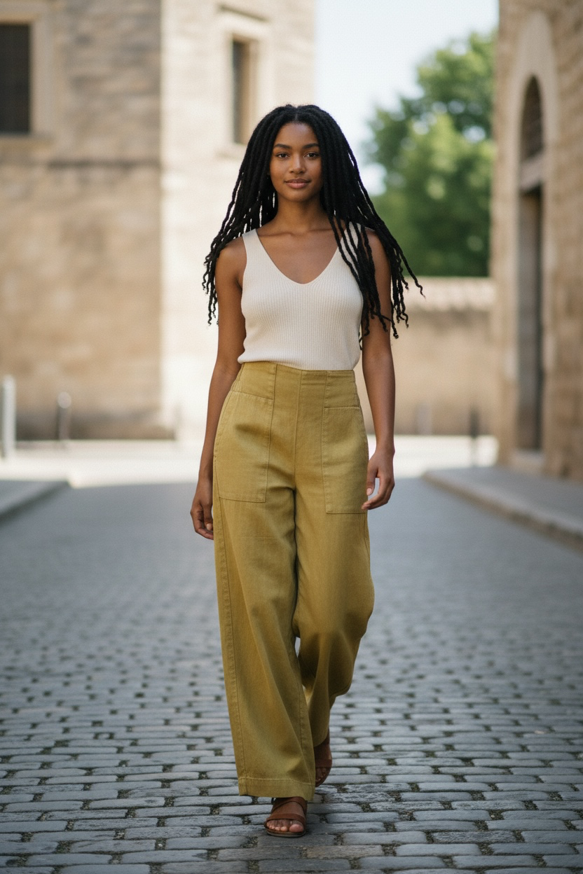 FP Antelope wide leg cotton pants