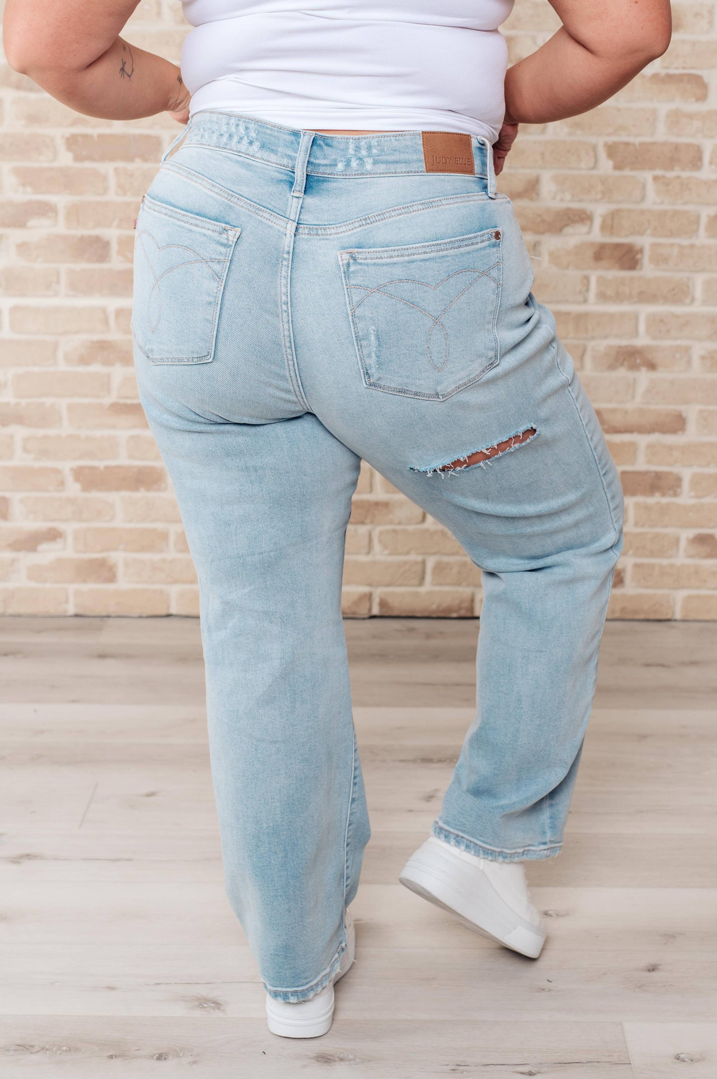 Judy Blue 82600 High Rise 90's Straight Jeans