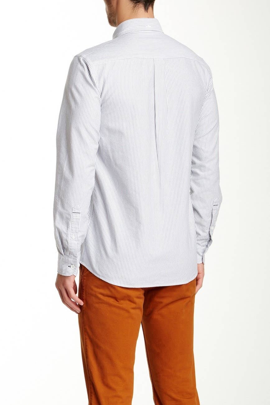 Lindbergh Striped Oxford Shirt