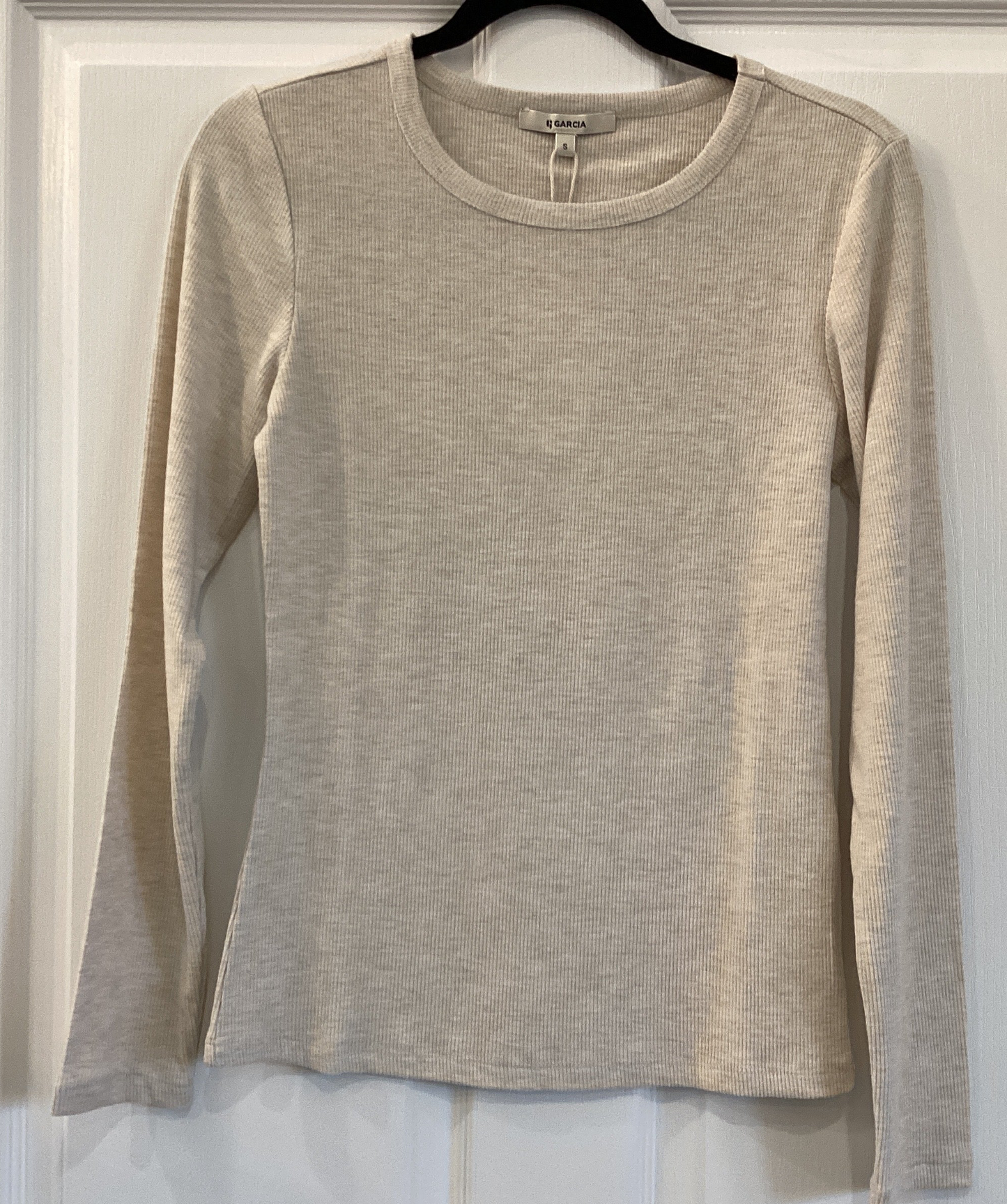 Garcia Soft Layer long sleeve top Heather cream