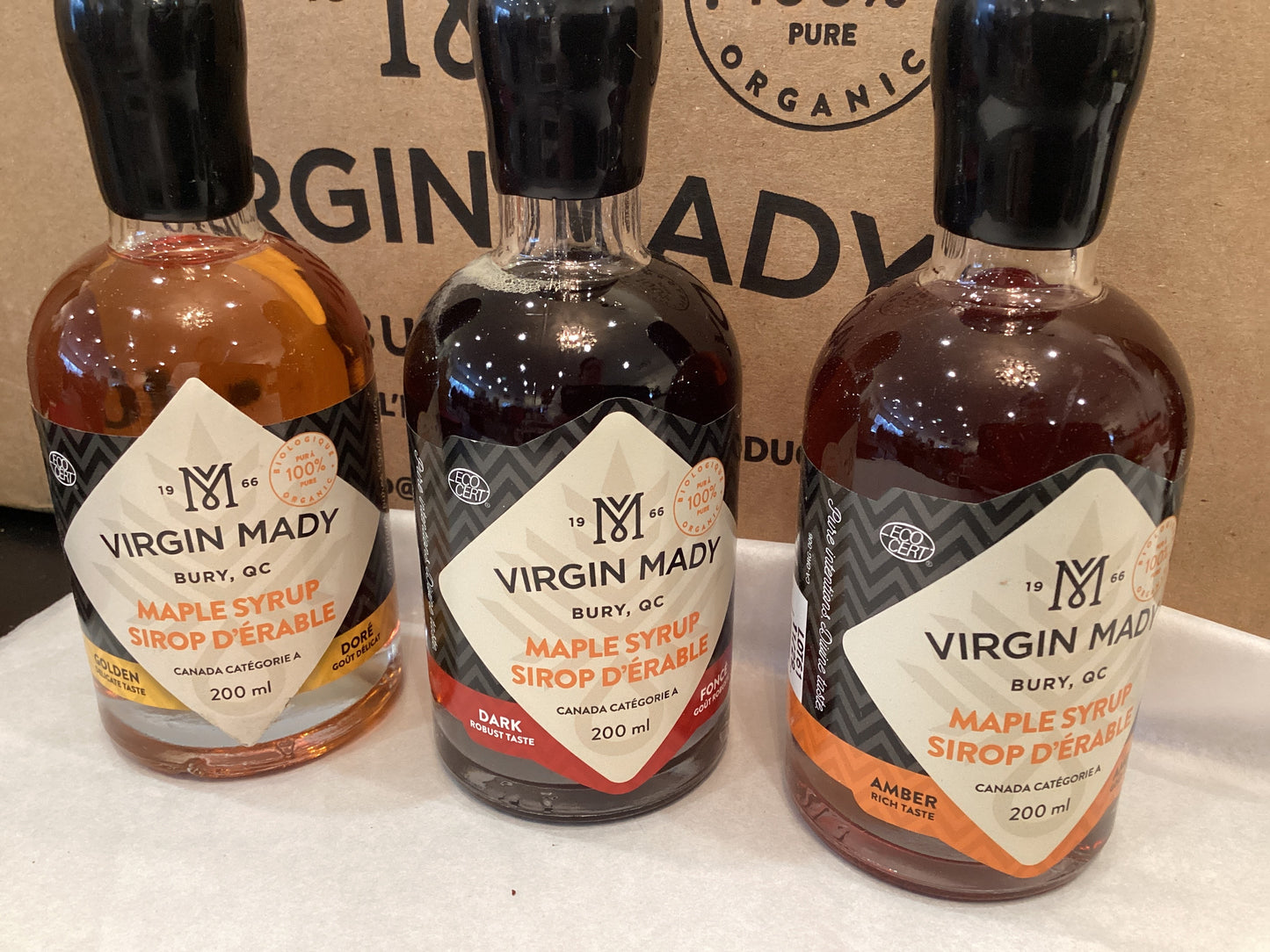 Virgin Mady organic maple syrup