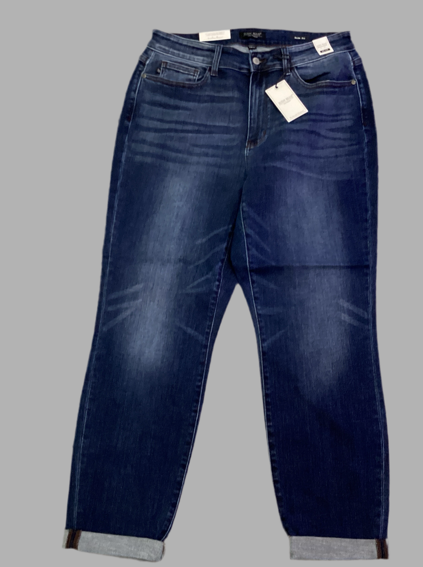 Judy blue 82428 core cuffed slim fit plus