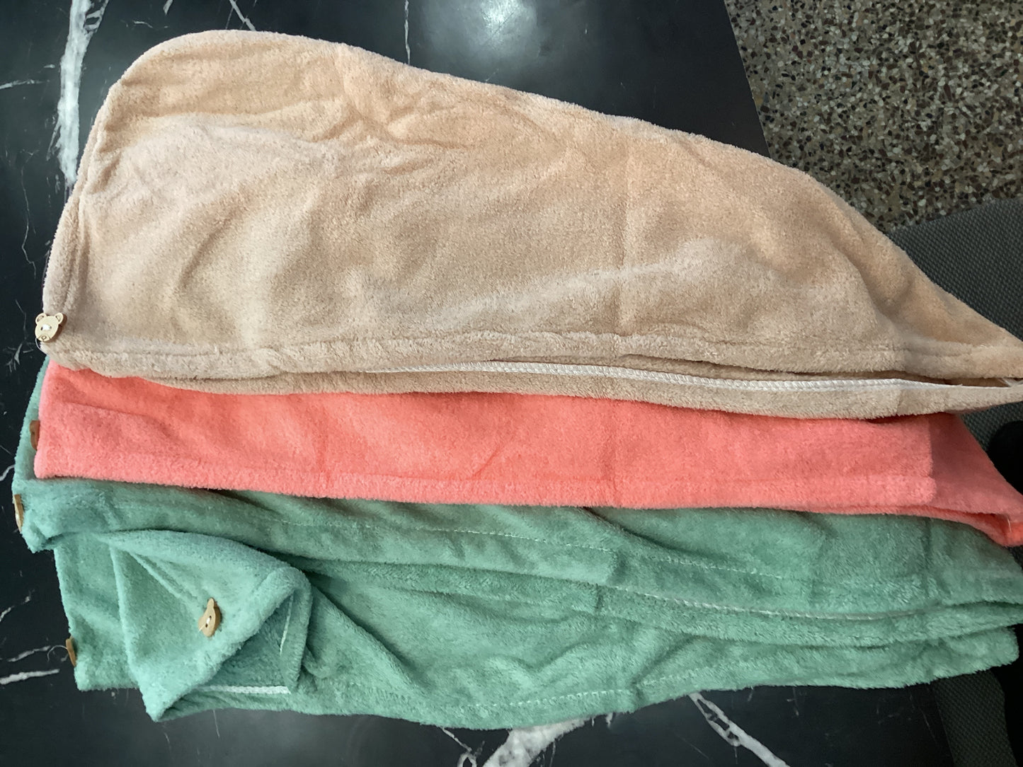 Hair towel, microfibre 