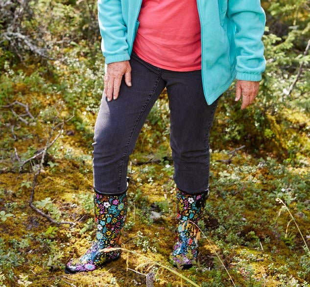 Western chief rain boot Women's Garden Play Tall Rain Boot - Black