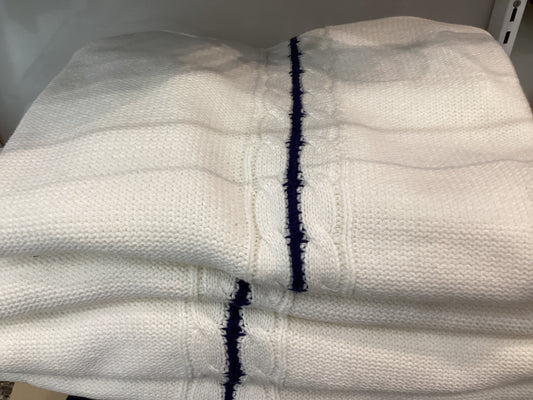 Liverpool plus white whisper sweater blue stripe