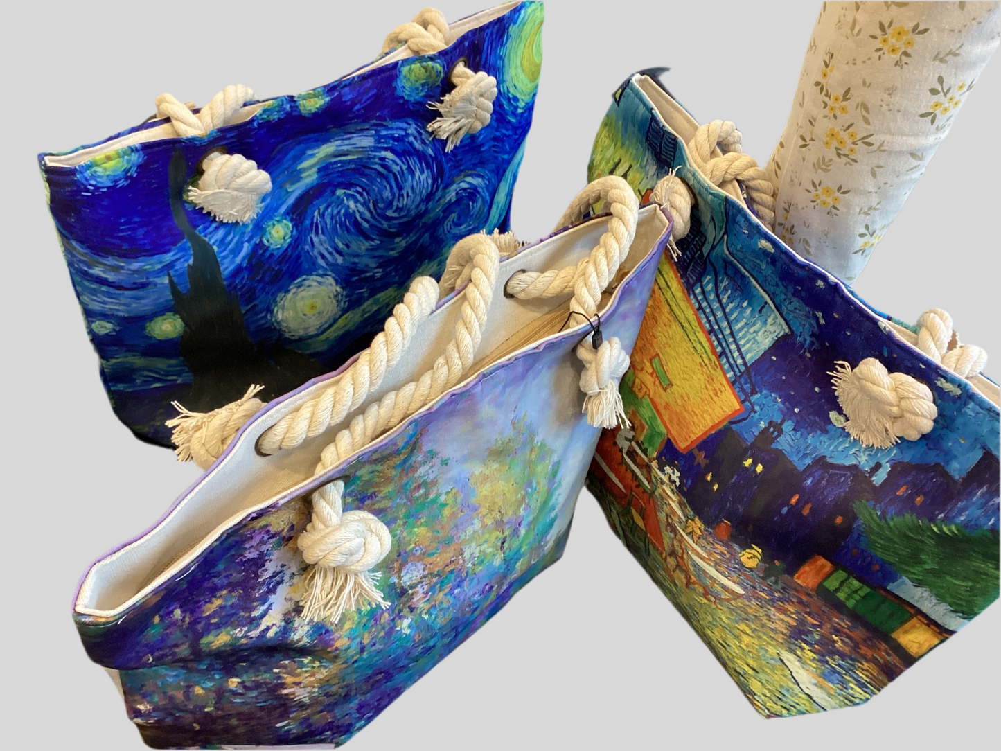 Monet/Puffin Beach Bag