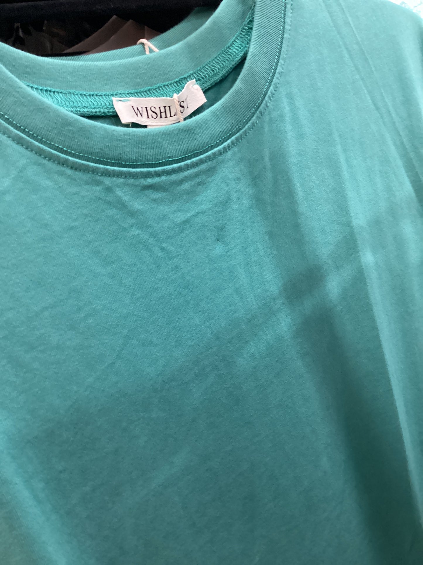 Wishlist tee shirt dress with pockets side slit