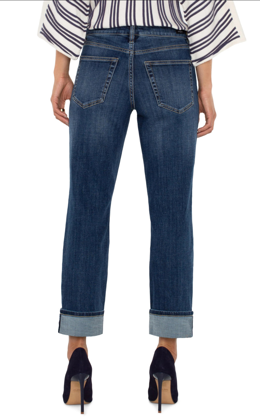Liverpool Marley girlfriend cuff jeans