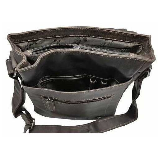 Green wood Leather Shoulder Bag Torquay - GW836