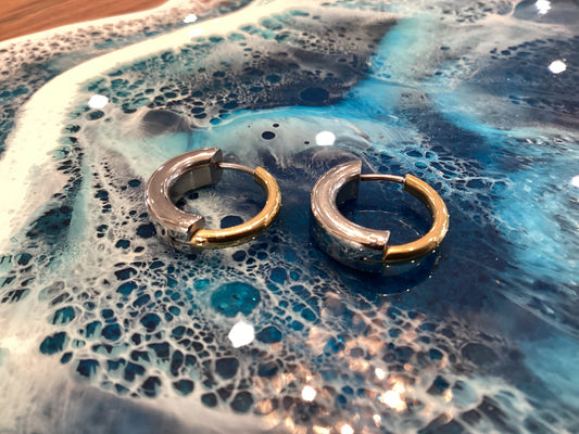 Vincent Lila intermix hoop earrings