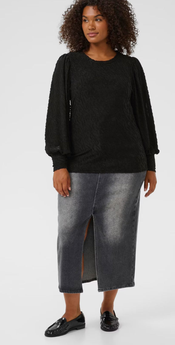 Kaffe Zarina Bell Sleeve Top