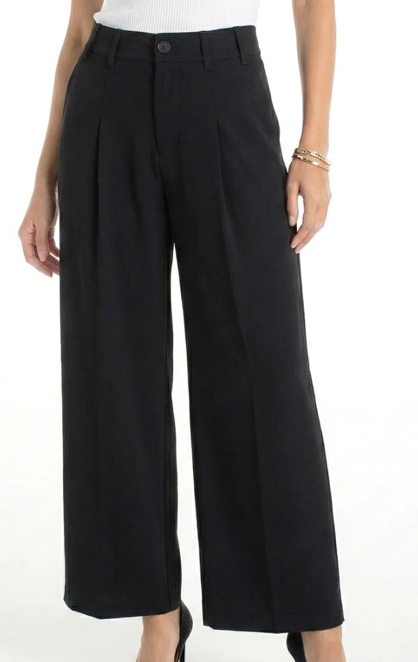 Liverpool HR Pleated Wide Leg Trouser
