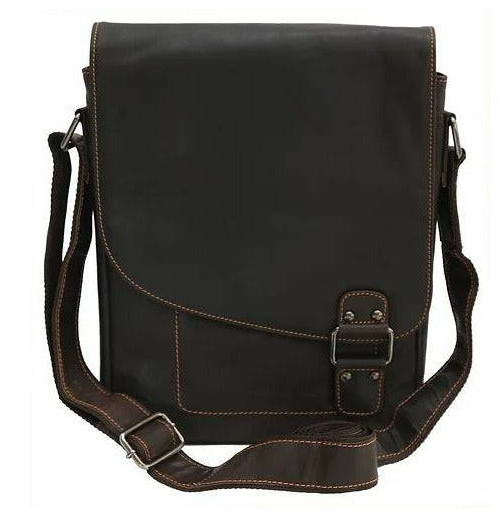 Green wood Leather Shoulder Bag Torquay - GW836