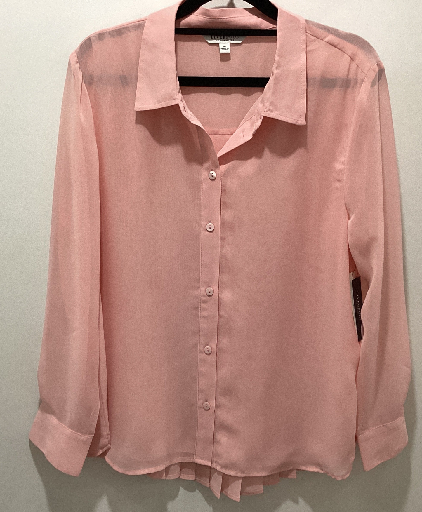 Liverpool Blouse with Pleated back in Soft Pink