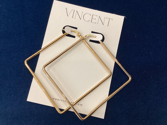 Vincent Sutton Large Hoop earrings square