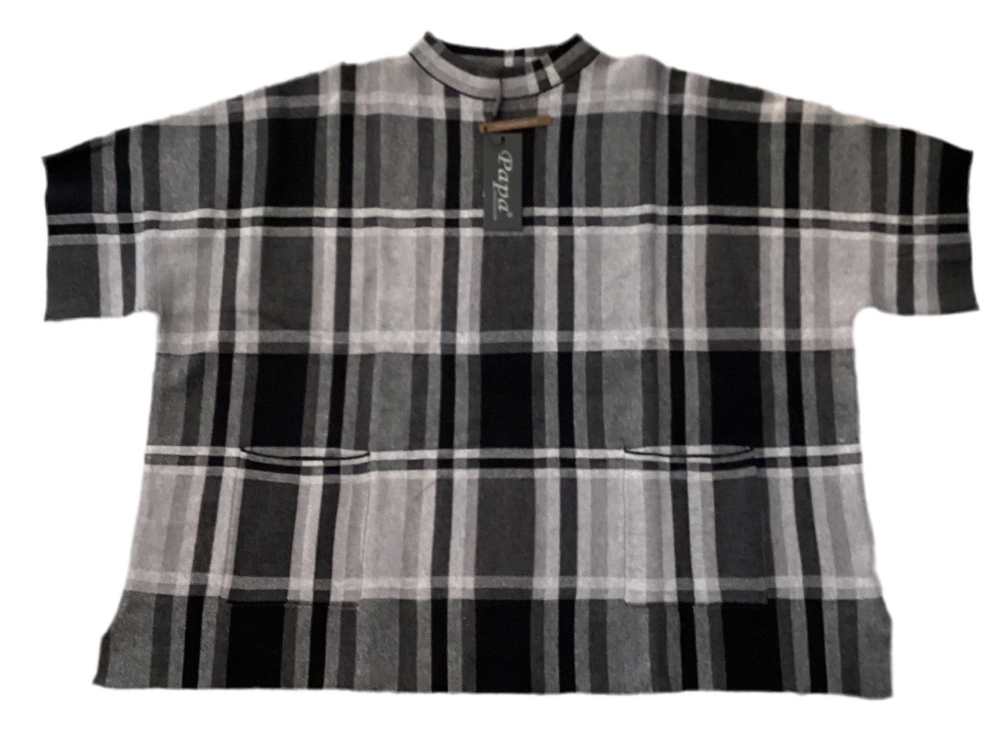 Papa Oversized Plaid Shacket