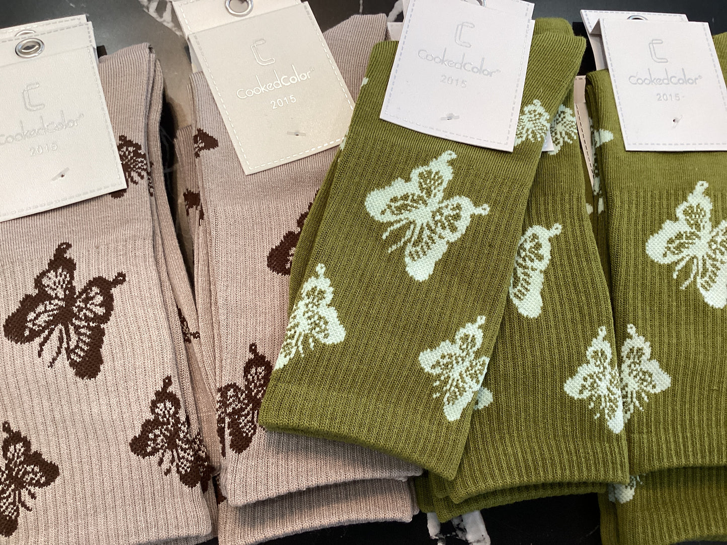 Butterfly socks