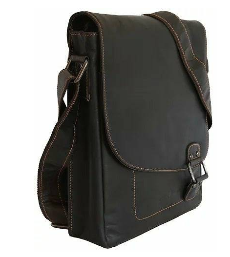 Green wood Leather Shoulder Bag Torquay - GW836