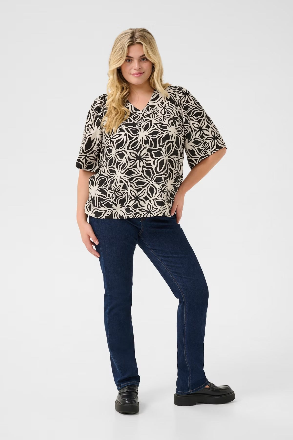 Kaffe Chaliah Flared Blouse