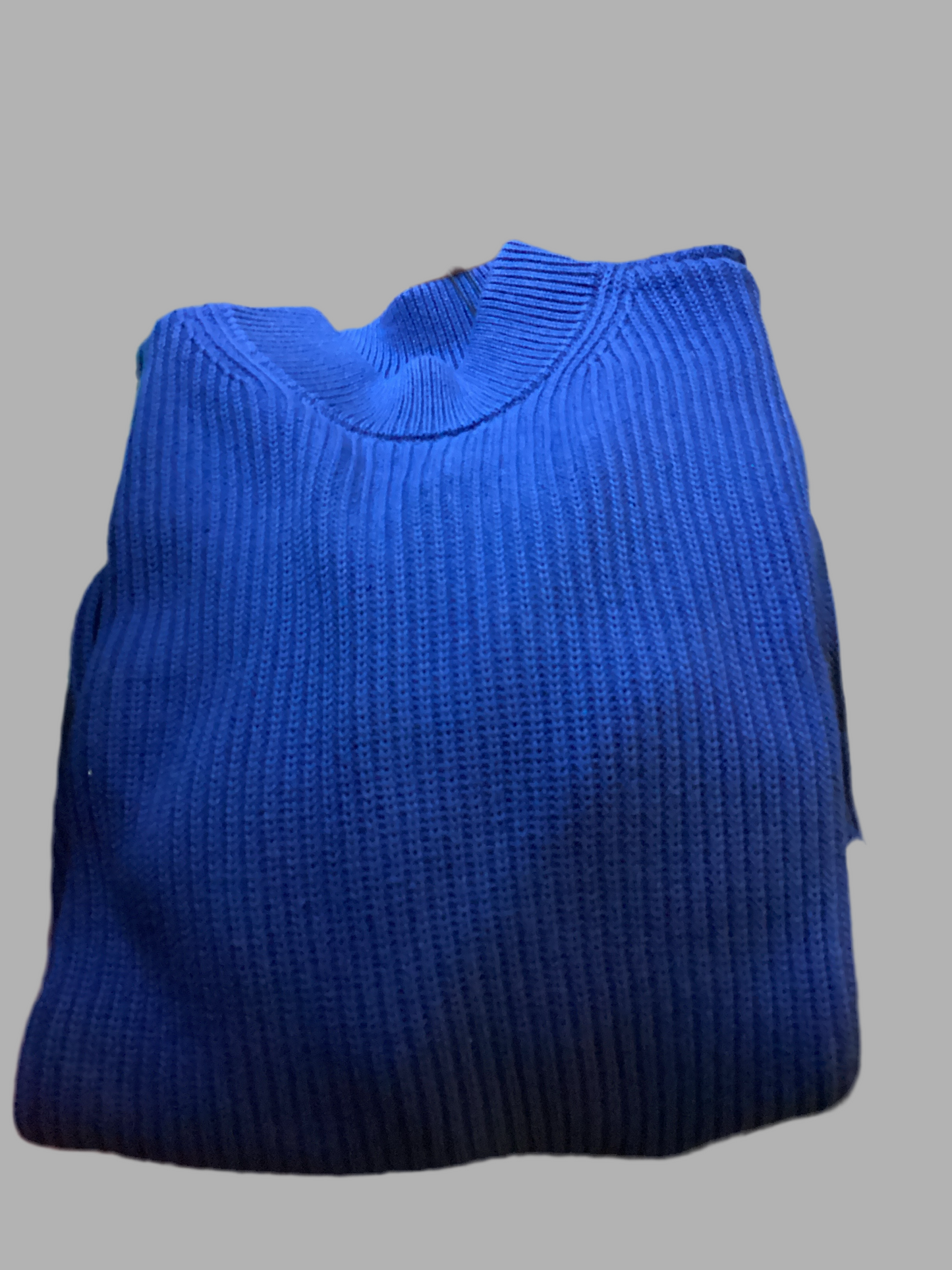 Tomodachi Cotton Ribbed Mock Sweater