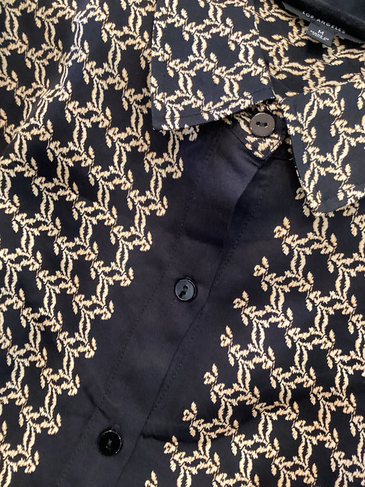 Liverpool button woven gold/black