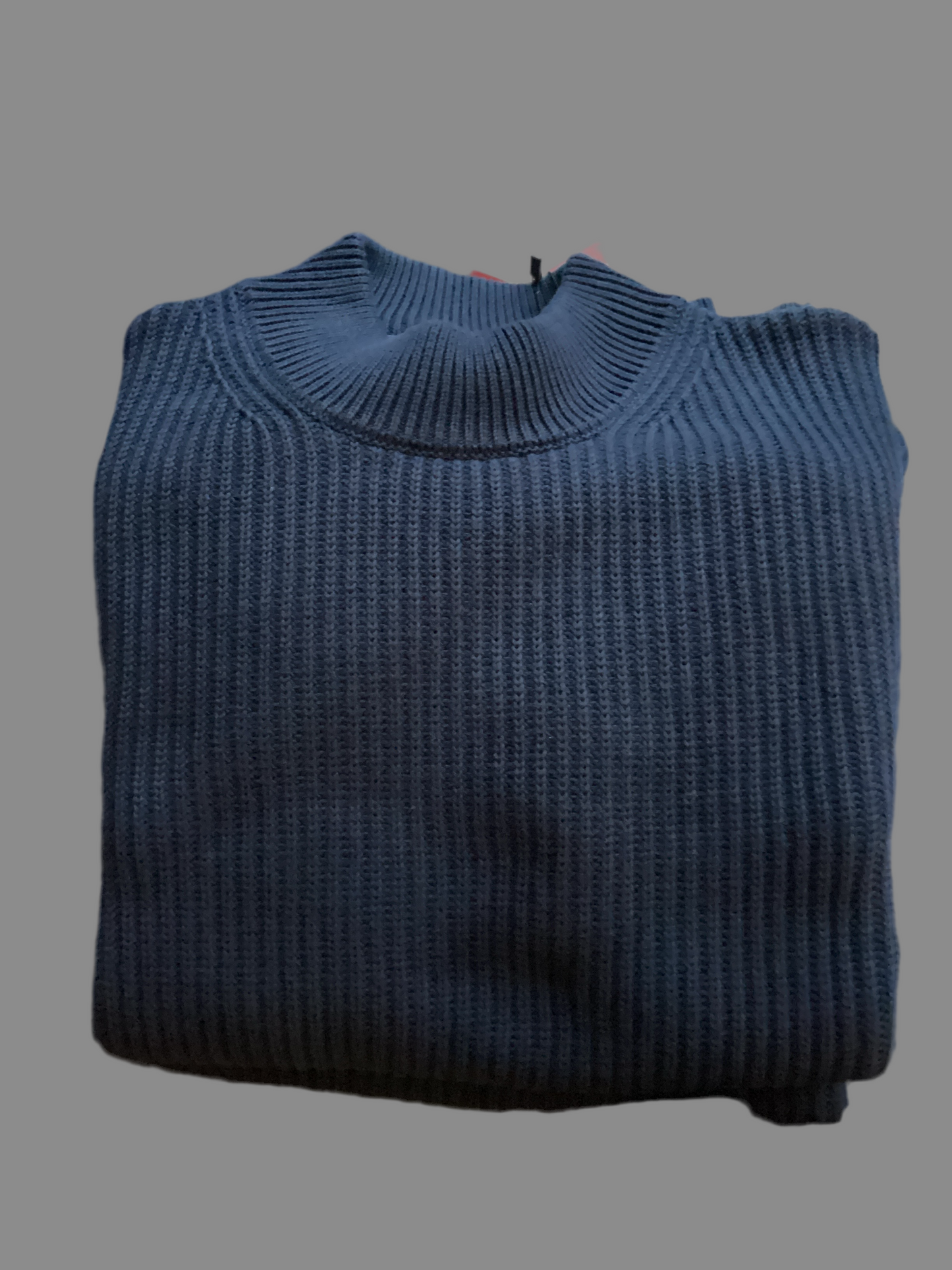 Tomodachi Cotton Ribbed Mock Sweater