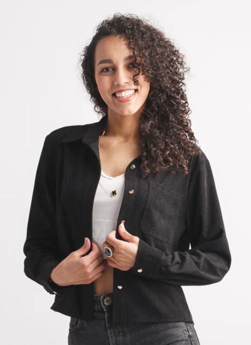 Papillon Corduroy Button Shirt