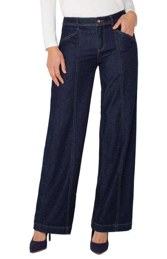 Liverpool Trouser Wide Leg 32" Jean indigo rinse