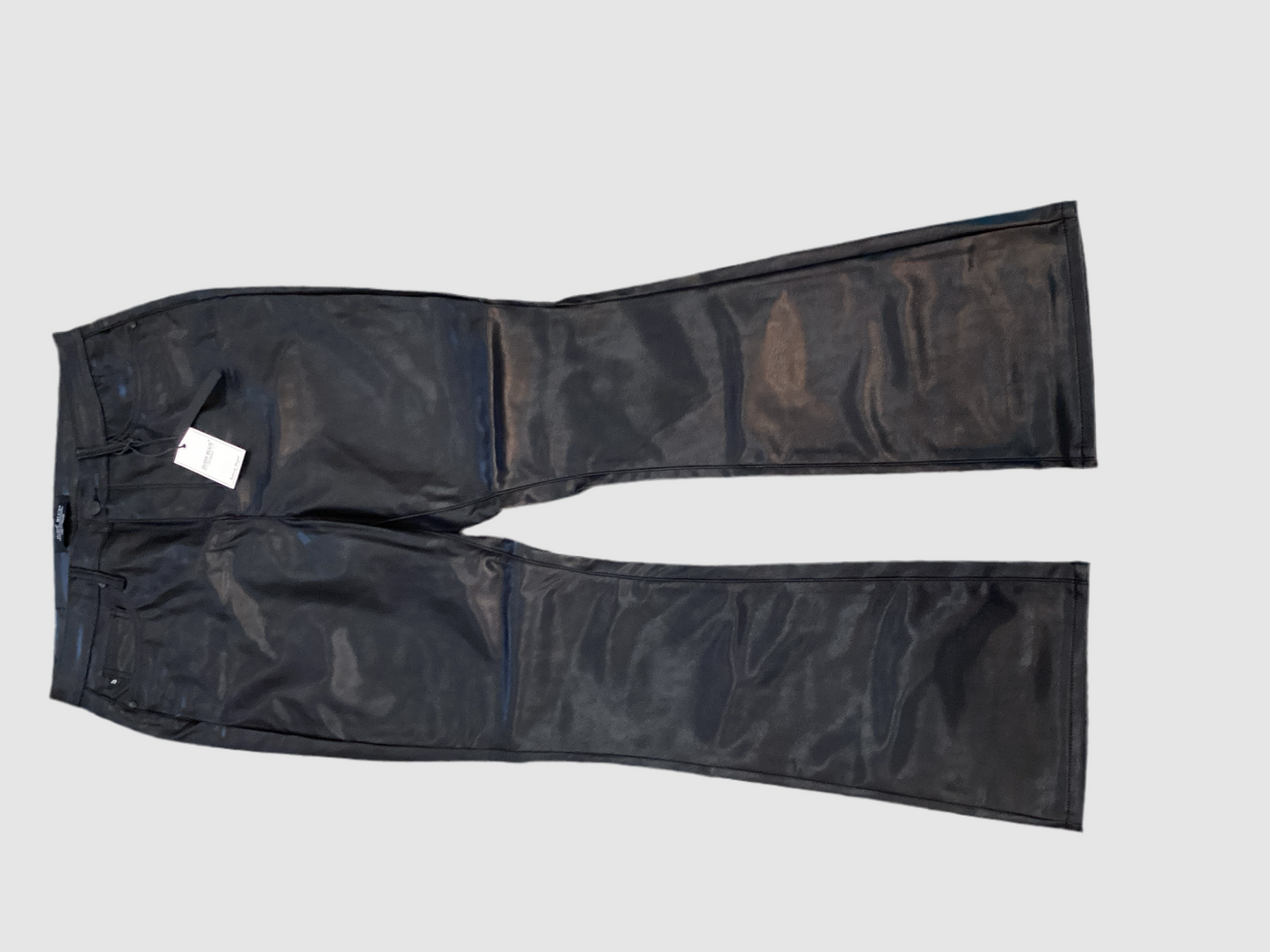 Judy blue 88885 faux leather bootcut pants black