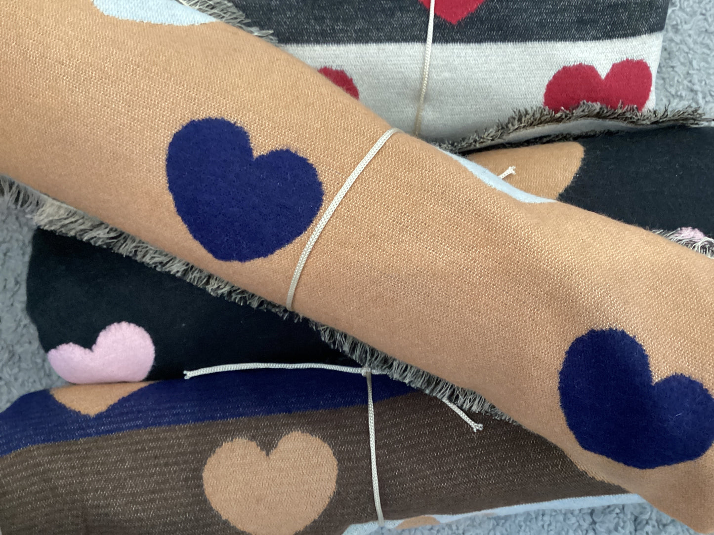 Cherie Bliss Scarf Hearts