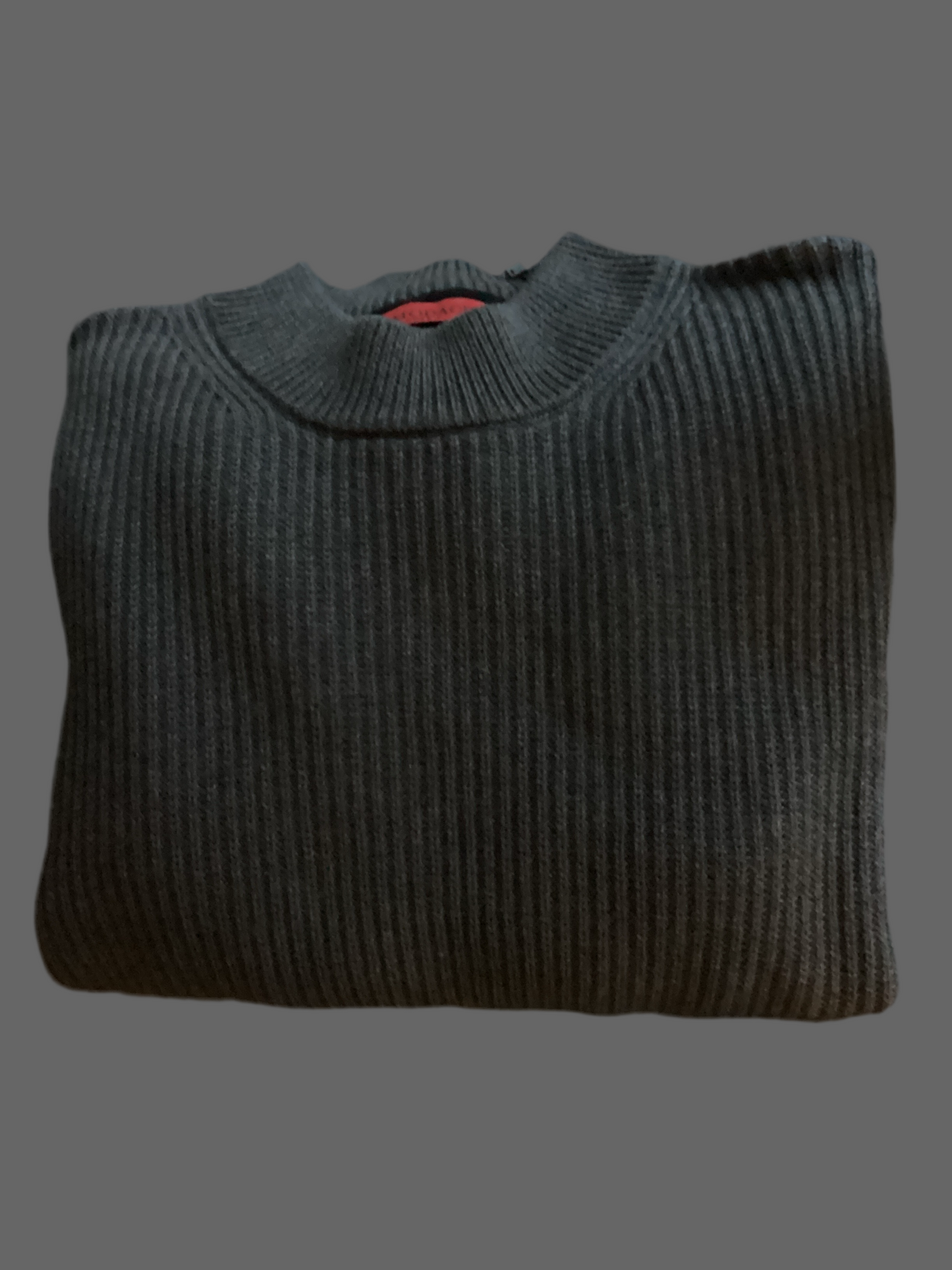 Tomodachi Cotton Ribbed Mock Sweater