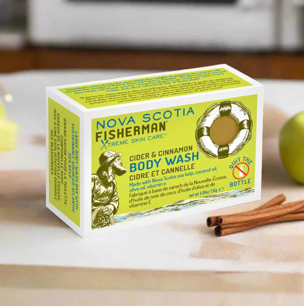 Nova Scotia Fisherman body wash cider & cinnamon