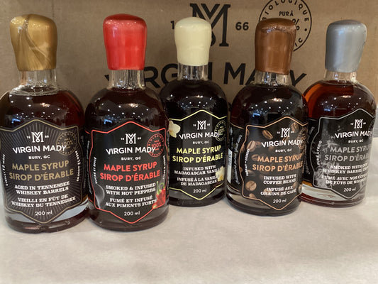 Virgin Mady organic specialty maple syrup