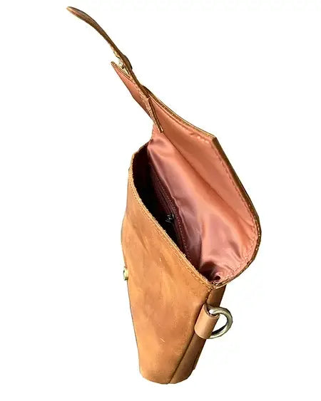 genuine leather crossbody