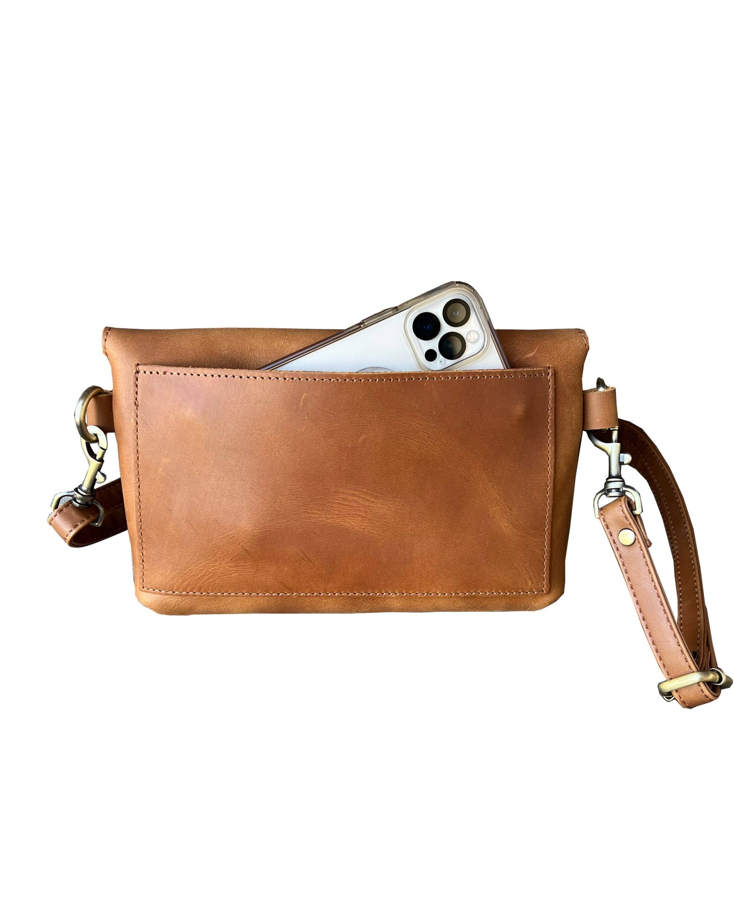genuine leather crossbody