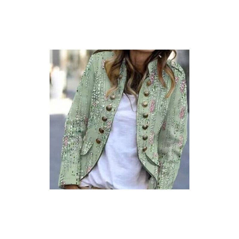 Printed Short Felt style Coat