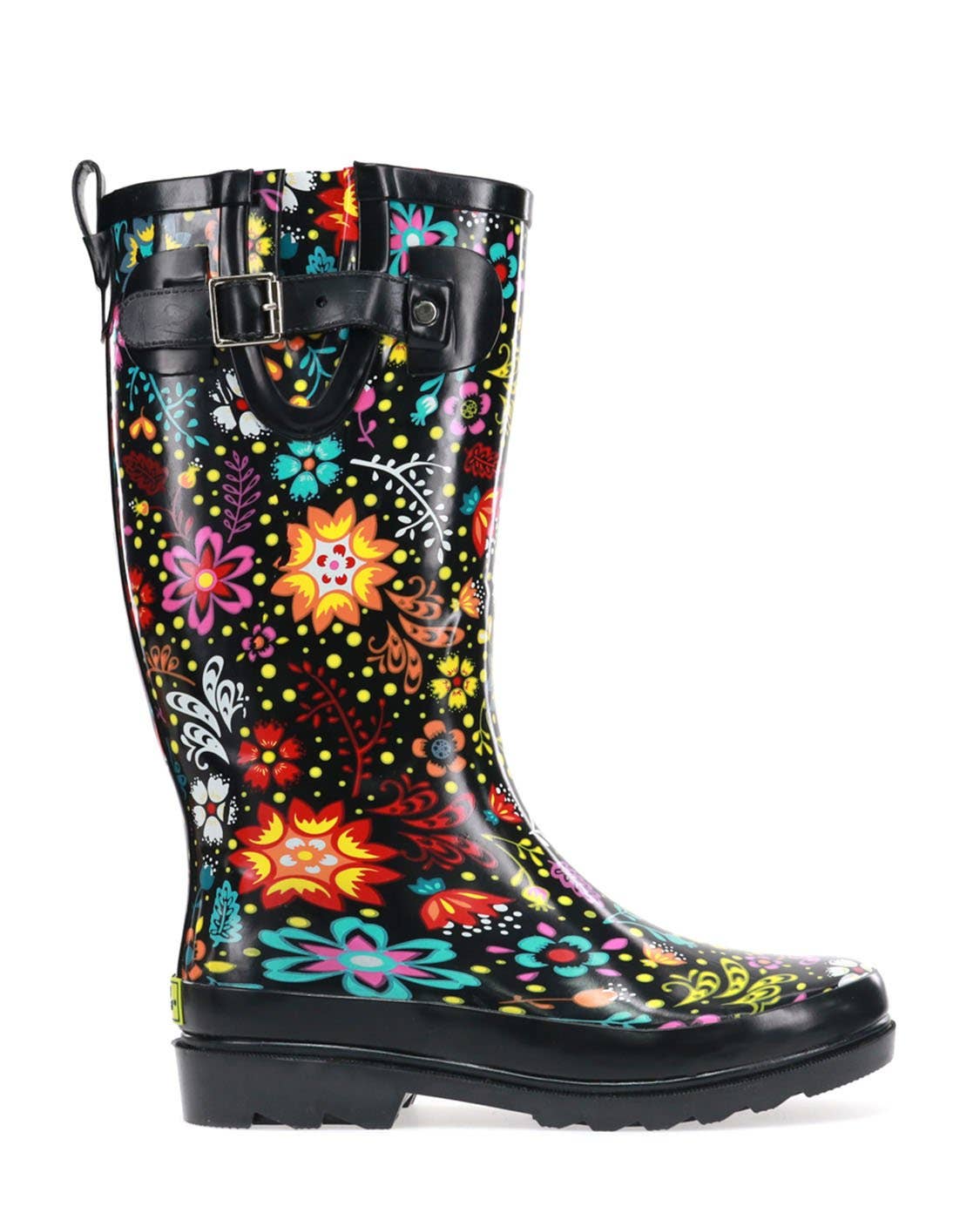 Western chief rain boot Women's Garden Play Tall Rain Boot - Black