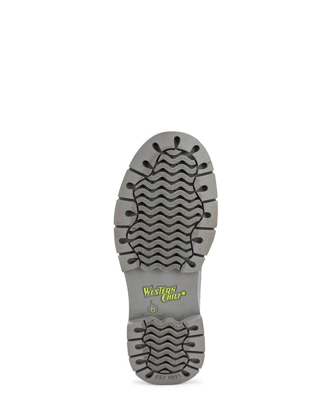 Western chief rain boot Women's Puppy Love Faux Fur Tall Rain Boot - Gray