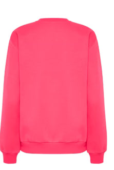 Kaffe violi sweatshirt raspberry