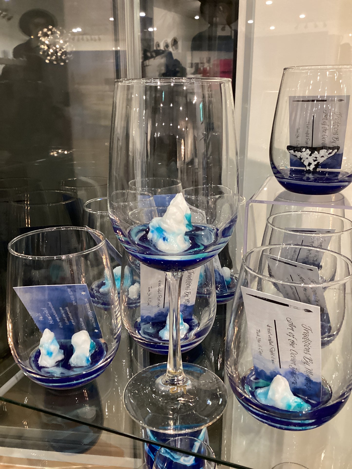 Traditions by Miranda stem wine glasses iceberg