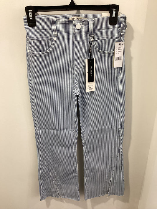 Liverpool The Gia Glider Crop Flare Twisted Seam